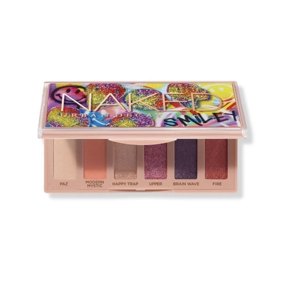 Urban Decay X Smiley Naked Mini Eyeshadow Palette Chill Happy.